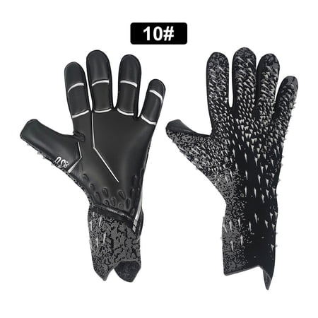 Occkic Goalkeeper Gloves Soccer Goalie Gloves for Youths & Adults Roll-Negative with Finger Spines to Prevent Injuries