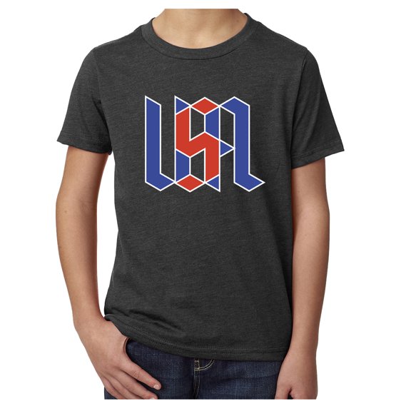 USA T-shirts, Kid's 4th of July Shirts, Red White and Blue Patriotic Shirts - Charcoal MH200YPATRIOT S12 S