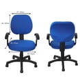 thumbnail image 3 of maskred 2 Pcs Housse de Dossier Universelle pour Chaise de Bureau d'Ordinateur Protectrice Extensible Rotative Housse de Chaise de Dessin No.3, 3 of 6