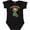 AB-Black, variant on Inktastic Mardi Gras 1st Birthday Boys or Girls Baby Bodysuit