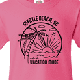 thumbnail image 4 of Inktastic Summer Vacation Mode Myrtle Beach South Carolina Youth T-Shirt, 4 of 5