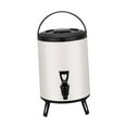 thumbnail image 3 of Mornei Hot and Cold Beverage Dispenser Milk Pail 304 Stainless Steel Keep Drinks Hot or 10L, 3 of 9