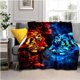thumbnail image 1 of Manta de franela con estampado de animales Dreamlike Tiger, mantas de forro polar suave para dormitorio, sofá, Picnic, cubierta de descanso del mediodía, regalos, 1 of 4