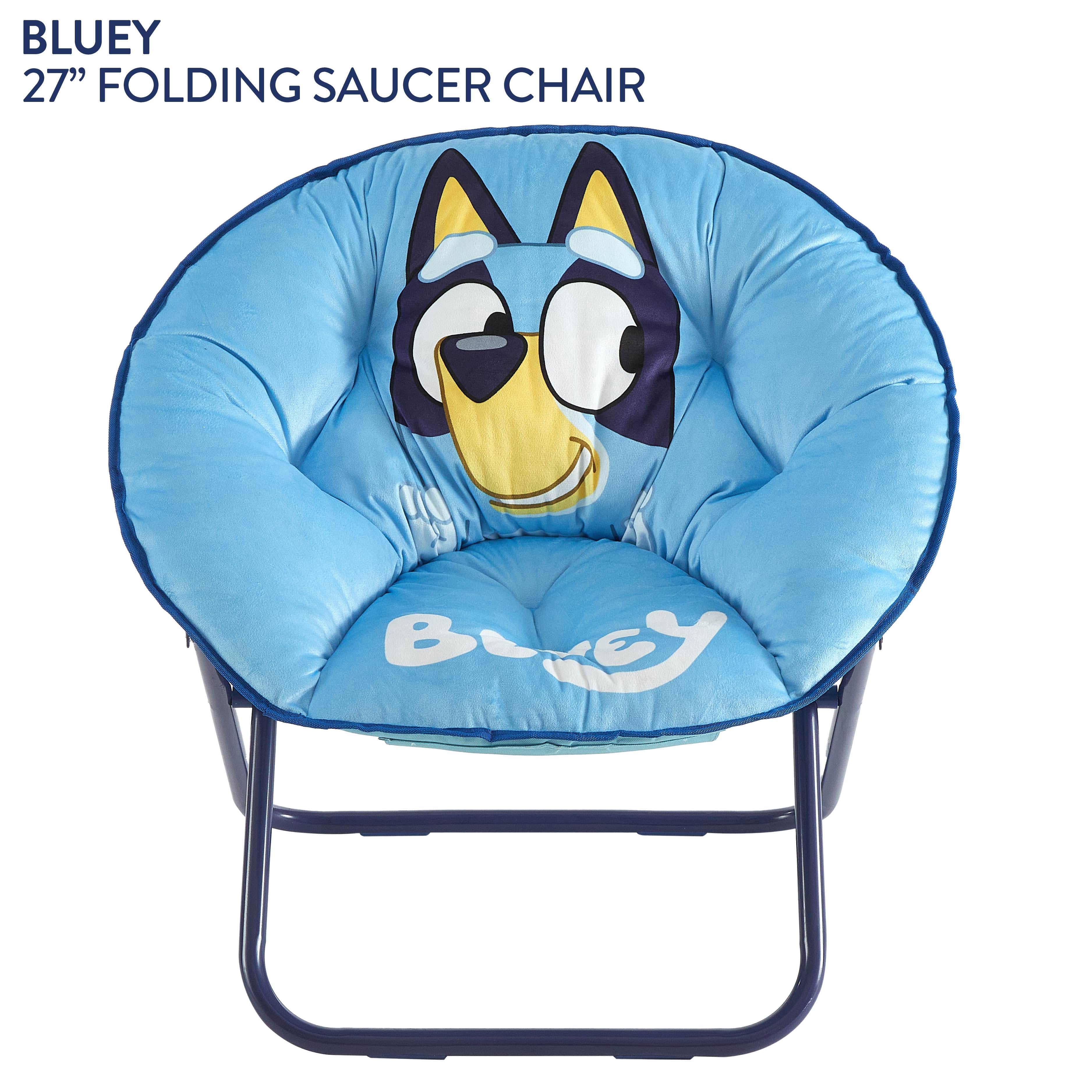 Mainstays Blair Plush Faux-Fur Kids Saucer Chair, Multiple Colors