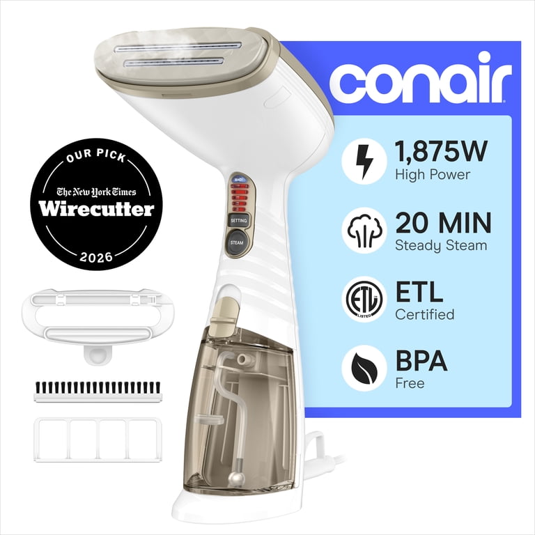 Conair Turbo ExtremeSteam Handheld Steamer, 1875W photo 1