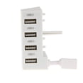 thumbnail image 1 of Adaptador de de Controlador de Expansión de Divisor Alto de Concentrador USB 2.0 de 4 Puertos para Soledad  Adaptador concentrador USB, 1 of 8