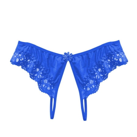 File Maternity Support Underwear Seamless Slit Sex Lace Thong Deal for Today Low Waist Panties Womens Underwear Plus Size 4X Underwear Lace Womens ceangrtro Blue (3Packs) Blue (3Packs)