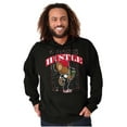 thumbnail image 5 of Urban Streetwear Hustle Teddy Bear Hoodie Sweatshirt Women Men Brisco Brands S, 5 of 6