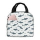 thumbnail image 1 of Easygdp Cute Shark Bolsa Térmica Premium - Tela Oxford Impermeable, Gran Capacidad, Bolsillo Frontal, Unisex para Trabajo, Escuela, Actividades al Aire Libre y Picnics, 1 of 8