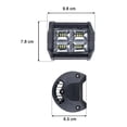 thumbnail image 3 of Par Faros 12 Led Dually Estrobo Auto Moto Jeep 4x4 36w F1, 3 of 4