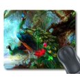 thumbnail image 1 of ABPHQTO Alfombrilla de ratón encantadores Pavos reales en la jungla Alfombrilla de ratón rectangular única personalizada para juegos 22x25 cm ABPHQTO Mousepad-249, 1 of 1