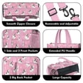 thumbnail image 3 of Teacher Tote Bag,Pink French Bulldog Love Heart Teacher Utility Tote Bag,Large Work Tote Bags for Women with Multiple Pockets,Top Zipper Closure,13.8x10.6x6.7 Inch, 3 of 5
