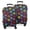 Colorful Animal Footprints, variant on Corgi Dog and Flower Florals Luggage Cover Fashion Suitcase Cover Baggage Covers Fit 25-28 Inch Luggage (Go Travel)