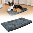 thumbnail image 2 of Reversible Self-Warming Pet Pad, Heated Cat Dog Bed Mat for Indoor Outdoor Use, Machine Washable Thermal Cuddle Blanket for Small Medium Pets, Dark Gray, 2 of 9