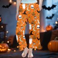 thumbnail image 2 of JAJAHO Girls Pajamas Pants Halloween Sleepwear Bottoms Sizes 3-14 Loose Straight Leg Kids Loungewear Pants, 2 of 4