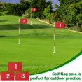 thumbnail image 4 of Bandera de golf Dittoven de 6 pies con 3 hoyos de golf y recogepelotas, 4 of 7