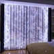 thumbnail image 1 of Guirnalda de cortina LED para ventana, luces de hadas con alimentación USB, festón con control remoto, decoración navideña de Año Nuevo, 6M, 1 of 4
