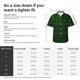 thumbnail image 5 of Fotbe Green Sparkling Camisa Hawaiana para Hombre Unisex – Camisa Casual de Verano con Botones de Manga Corta de Algodón y Lino,Medium, 5 of 7