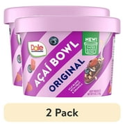 (2 pack) Dole Acai Original Frozen Smoothie Bowl, 6 oz