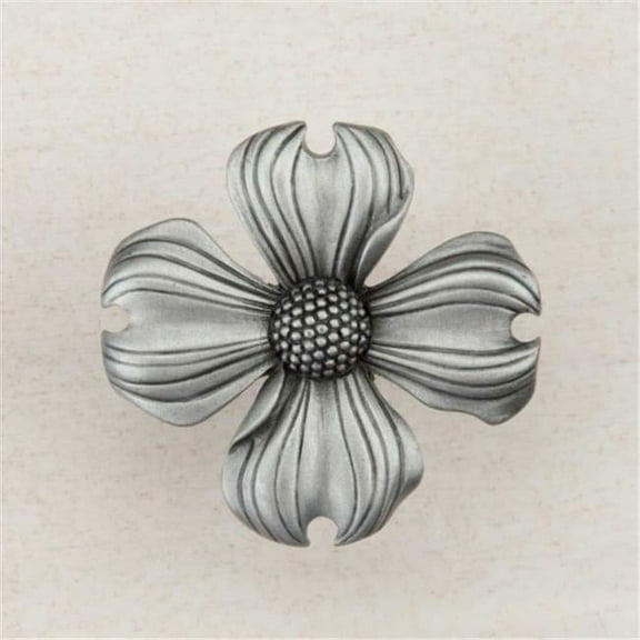 Artisan Collection Dogwood Knob, Antique Pewter