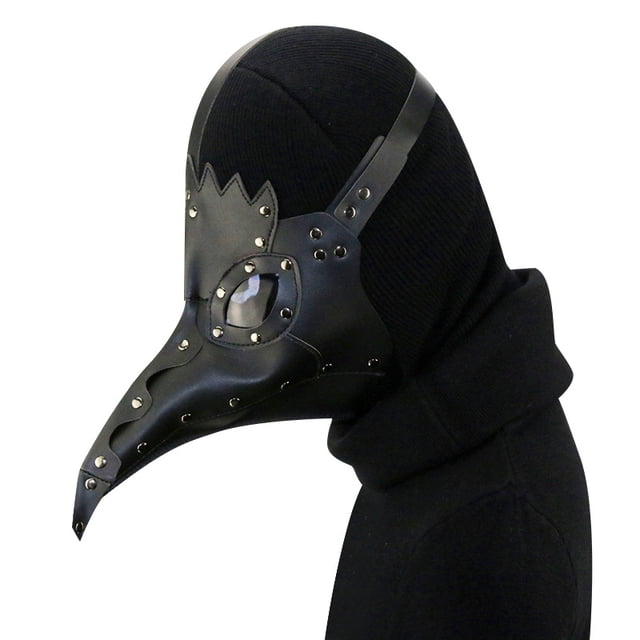 Disfraz de Halloween estilo punk gótico de Plague Doctor Mask
