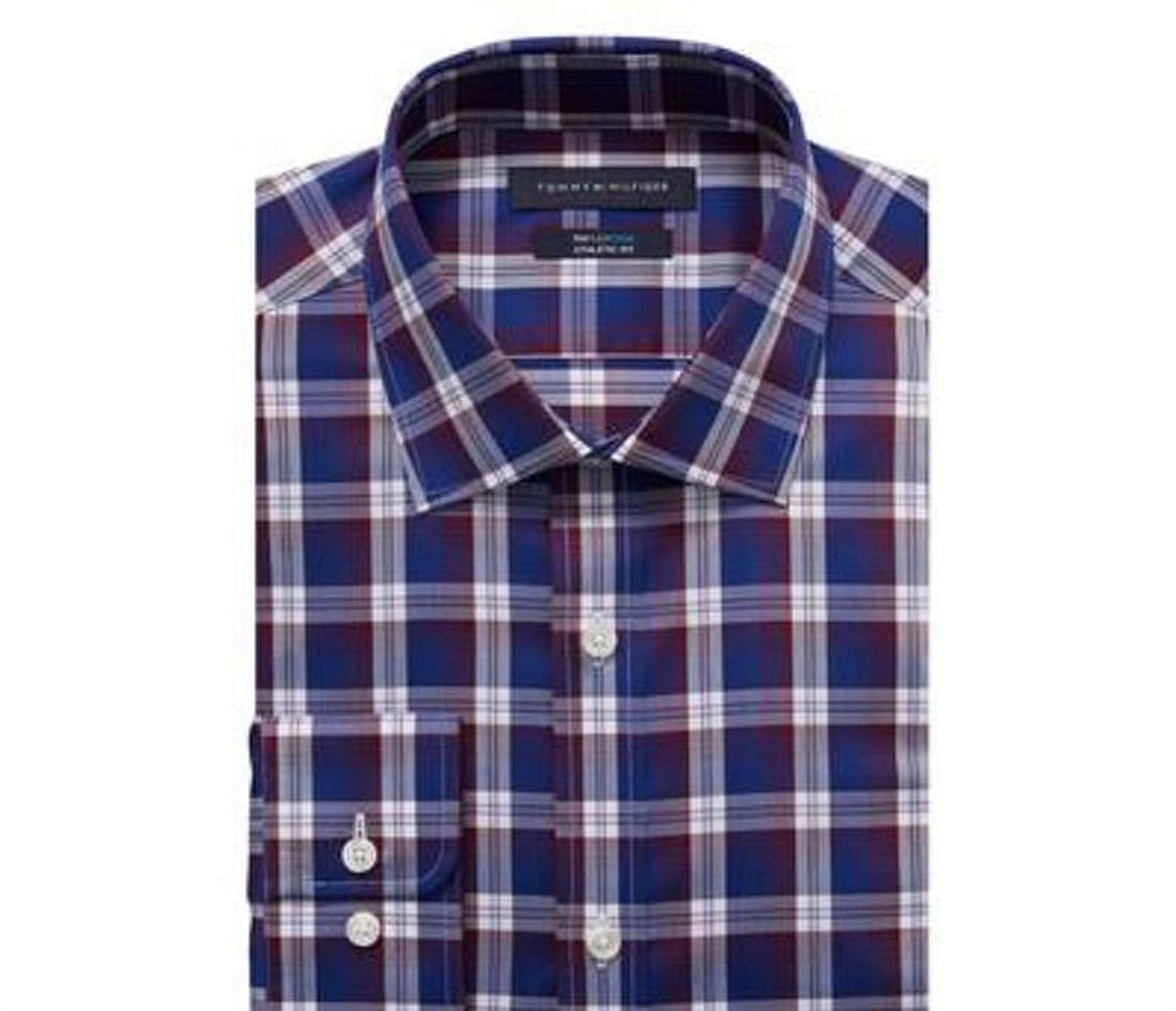 tommy hilfiger men's flex cool athletic fit dress shirt Tommy Hilfiger Men's Tech Athletic Fit Dress Shirt