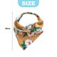 thumbnail image 2 of Pañuelo para la cabeza - Pañuelo floral Pañuelo triangular para mujer con elástico, 2 of 5