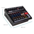 thumbnail image 3 of Mezcladora 5 Canales Tarjeta De Sonido Amplificada Steelpro, 3 of 4