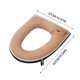 thumbnail image 5 of Funda De Asiento De Inodoro 1 piezas de espuma para asiento de inodoro, funda suave y cálida y acolchada para inodoros redondos o alargados, almohadilla antideslizante lavable JASKFLY, 5 of 9
