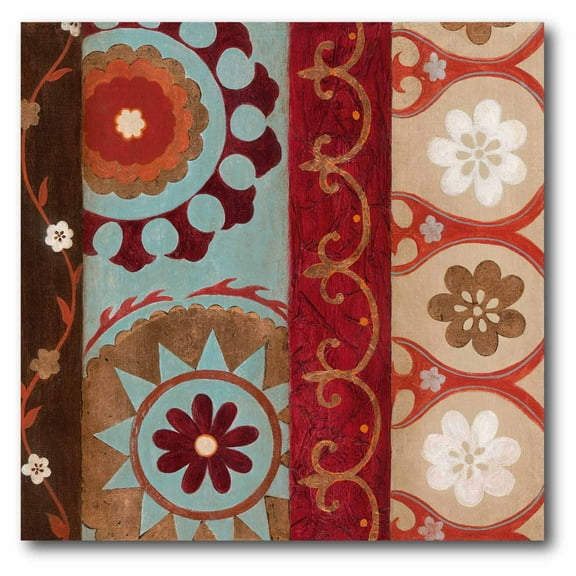 Suzani II Gallery-Wrapped Canvas Wall Art, 16x16