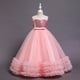 thumbnail image 1 of Vestido de verano para niña, vestido de novia con lentejuelas, vestido de princesa con malla bordada y pontón, 1 of 6