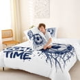 thumbnail image 4 of Castle Fairy Sport Soccer King Size Comforter Sets 3pcs,Goal Time Comforters King Size,1 Comforter and 2 Pillowcases, 4 of 6