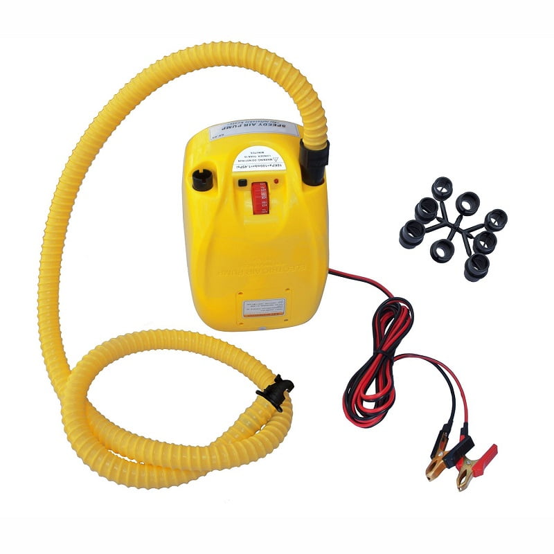 Water Sports Kayaking, Canoeing & Rafting Equipment ALEKO Battery Powered Air Pump DC 12V for