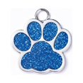 thumbnail image 1 of Pegamento de goteo para mascotas de aleación de zinc, placa de identificación de perro rosa brillante de color, placa de identificación de metal en blanco, 1 of 4