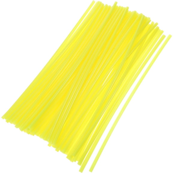 75 PCS Bike Spoke Spoke Covers Motorcycle Motocross Dirt Bike Wheel Rim Spoke Wraps Protector Kit (Fluorescent Yellow)