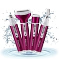 thumbnail image 3 of Trimmer Electric Women Shaver 4 En 1 Multi-Function Electric Hair Shaver Nariz Hair Trimmer Kit (Fuchsia) Vogacara CE002538-00, 3 of 6