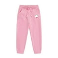 thumbnail image 3 of YuYuBao Toddler Girls Outfits Sets Valentine's Day Love Print Long Sleeve Hoodie And Sweatpants Childrens Sports Two Piece Set, 3 of 4