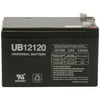 UPG 85977/D5744 Sealed Lead Acid Batteries (12V; 12Ah; .187 Tab Terminals; UB12120) Accessories Electronics