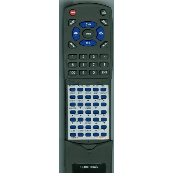Replacement Remote for CHRISTIE 003-003412-01, 00300341201, RT00300341201, DHD670E, DWU670E