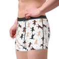 thumbnail image 3 of Rateoe Yoga Labrador Retriever Mens Boxer Briefs Poly Spandex Performance Boxer Briefs Underwear Hem Boxer Briefs - X-Large, 3 of 8