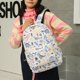 thumbnail image 2 of Mochila con estampado para estudiante, juego de mochilas con fiambrera, estuche para lápices, color blanco, 3 uds. FLhrweasw Para estrenar, 2 of 3
