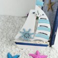 thumbnail image 2 of NUOLUX Mediterranean Sailing Boat Ornaments Solid Wood Sailboat Artistic Figurine Craft TV Cabinet Desktop Home Decorations for Table Ornament Photo Props Beach Ocean Theme Party and Room Decor, 2 of 6