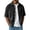 Black, variant on Corduroy Shirts for Men Casual Button Down Half Sleeve Loose Fit Jacket Vintage Ribbed Lapel Neck Lounge Shackets Navy M
