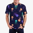 thumbnail image 2 of Salouo Sea Jellyfish for Men's Short Sleeve Polo Shirts,Polo Shirts for Men Performance Short Sleeve Golf Shirt Athletic Casual Collared T-Shirt-Medium, 2 of 8