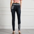 thumbnail image 5 of cFmduc High Waisted Jeans for Women Skinny Denim Patchwork Stretch Pants for Various Occasions, 5 of 9