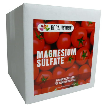 Boca Hydro Magnesium Sulfate 5 LB Commercial Nutrient Water Soluable