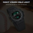 thumbnail image 4 of Sanda New Men's Watches Sports Military Dual Display Wristwatch 50m Waterproof Quartz Digital Led Watch Relogio Masculino 3087 - Quartz Wristwatches, 4 of 6