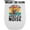 White, variant on Silence Is the Worst of Noise, Music Lover or Musician Quote feat. Musical Instruments, White 12oz Wine Tumbler