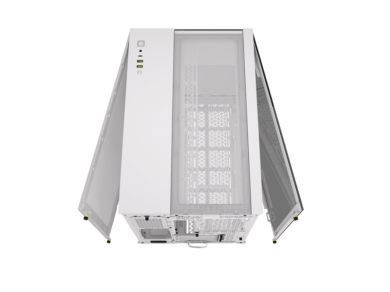Corsair 2500X Mid-Tower Dual Chamber PC Case, White CC-9011266-WW