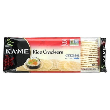 KA-ME Rice Crackers Original 3.5 oz Pack of 4